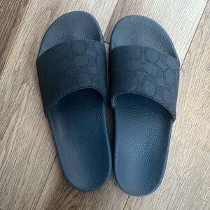 Coach Sport Slide In Signature Jacquard